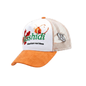 rashidi mexican hot mess trucker hat